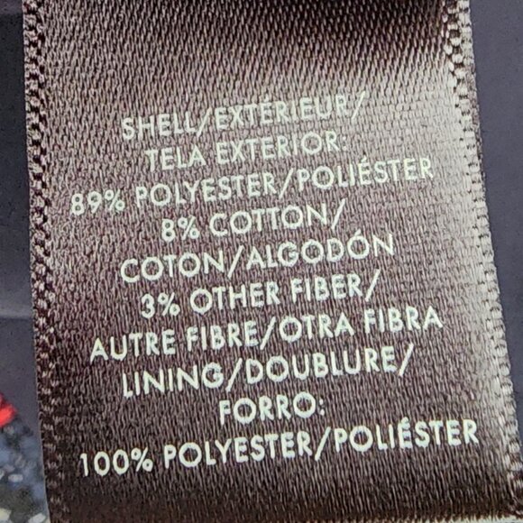 Ann Taylor Lined Tweed Jacket Size 6P Blazer Double Button Red White Blue Black - Picture 9 of 9